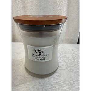 WoodWick Solar Ylang Candle With Crackling Wooden Wick &‎ Wooden Lid 9.7 Oz